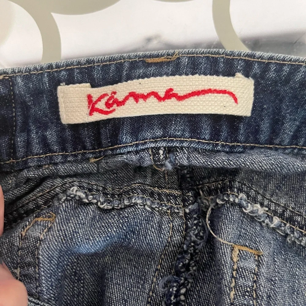 Kama Long Denim Skirt - Picture 3 of 3